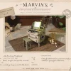 Painters Workbench – Hand-painted workbench for painters for 1:12 scale dollhouses by Dove & Pear. Storybook-inspired miniature appliances, fixtures, furniture and décor from Chuckleberry Town. Original Dove & Pear design.
