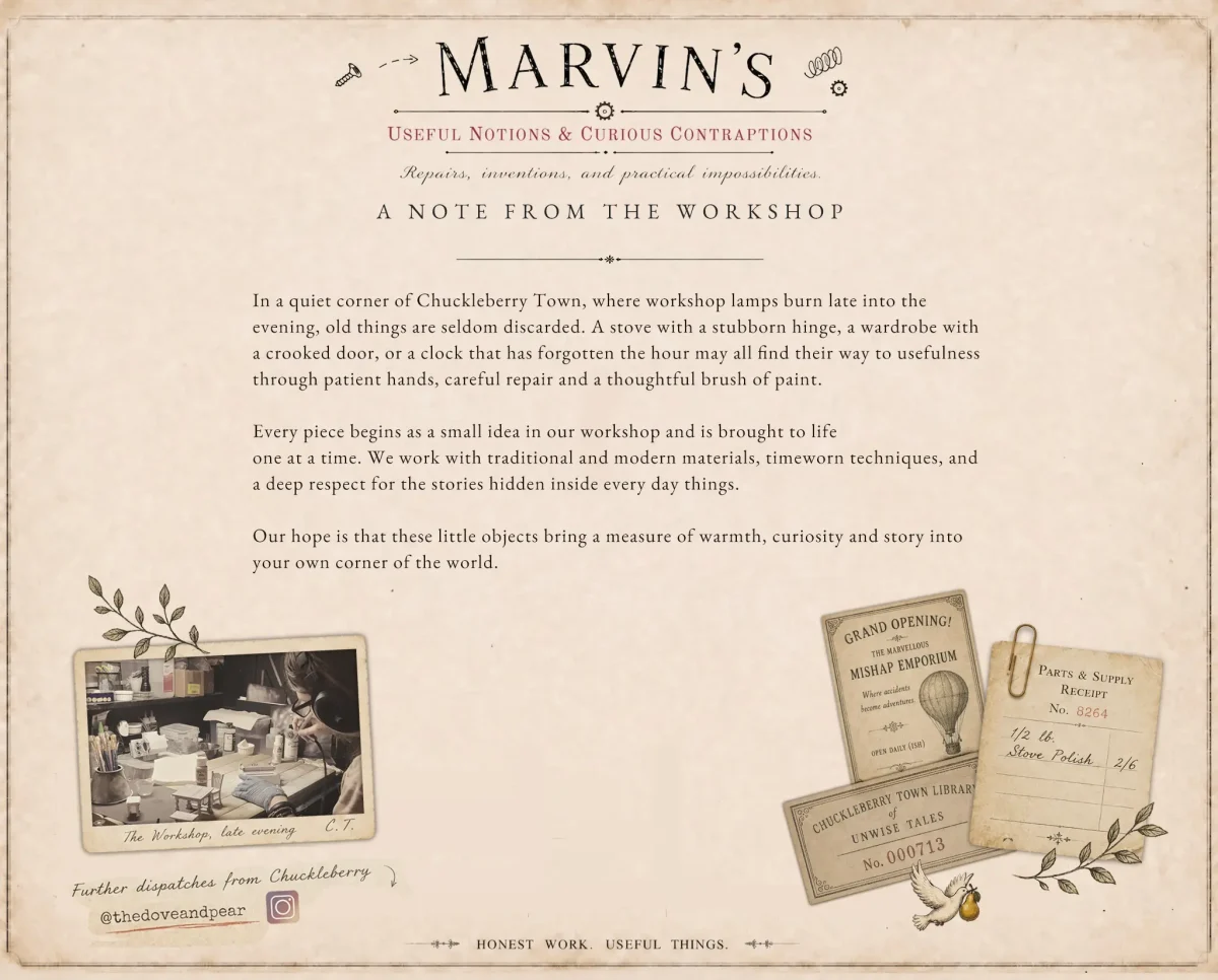 Marvin's Useful Notions and Curious Contraptions -Chuckleberry Town
