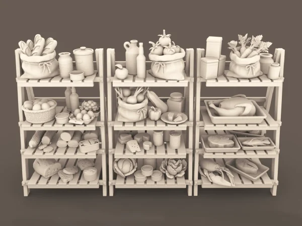 Refrigerator Fillers Archives 10 Dollhouse STL - home bedroom furniture and decor. 3D printing STL file - Storybook-inspired dollhouse miniatures, appliances furniture, décor and building supplies. Original designs by Dove & Pear.