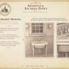 Archives 1 - Victorian Bathroom Set - Dollhouse STL Original designs by Dove & Pear. Archives 18 - Victorian Bathroom Set - Dollhouse STL - home kitchen furniture and decor. 3D printing STL file - Storybook-inspired dollhouse miniatures, appliances furniture, décor and building supplies. Original designs by Dove & Pear.
