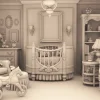 Archives 13 - Antique Nursery Furniture with Accessories Archives 13 - Antique Nursery Furniture with Accessories Dollhouse STL - home bedroom furniture and decor. 3D printing STL file - Storybook-inspired dollhouse miniatures, appliances furniture, décor and building supplies. Original designs by Dove & Pear.