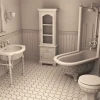 Archives 18 - Victorian Bathroom Set - Dollhouse STL Original designs by Dove & Pear. Archives 18 - Victorian Bathroom Set - Dollhouse STL - home kitchen furniture and decor. 3D printing STL file - Storybook-inspired dollhouse miniatures, appliances furniture, décor and building supplies. Original designs by Dove & Pear.