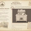 Archives 14 - Cabinet with Hutch and Cooking Accessories Dollhouse STL - home kitchen furniture and decor. 3D printing STL file - Storybook-inspired dollhouse miniatures, appliances furniture, décor and building supplies. Original designs by Dove & Pear.