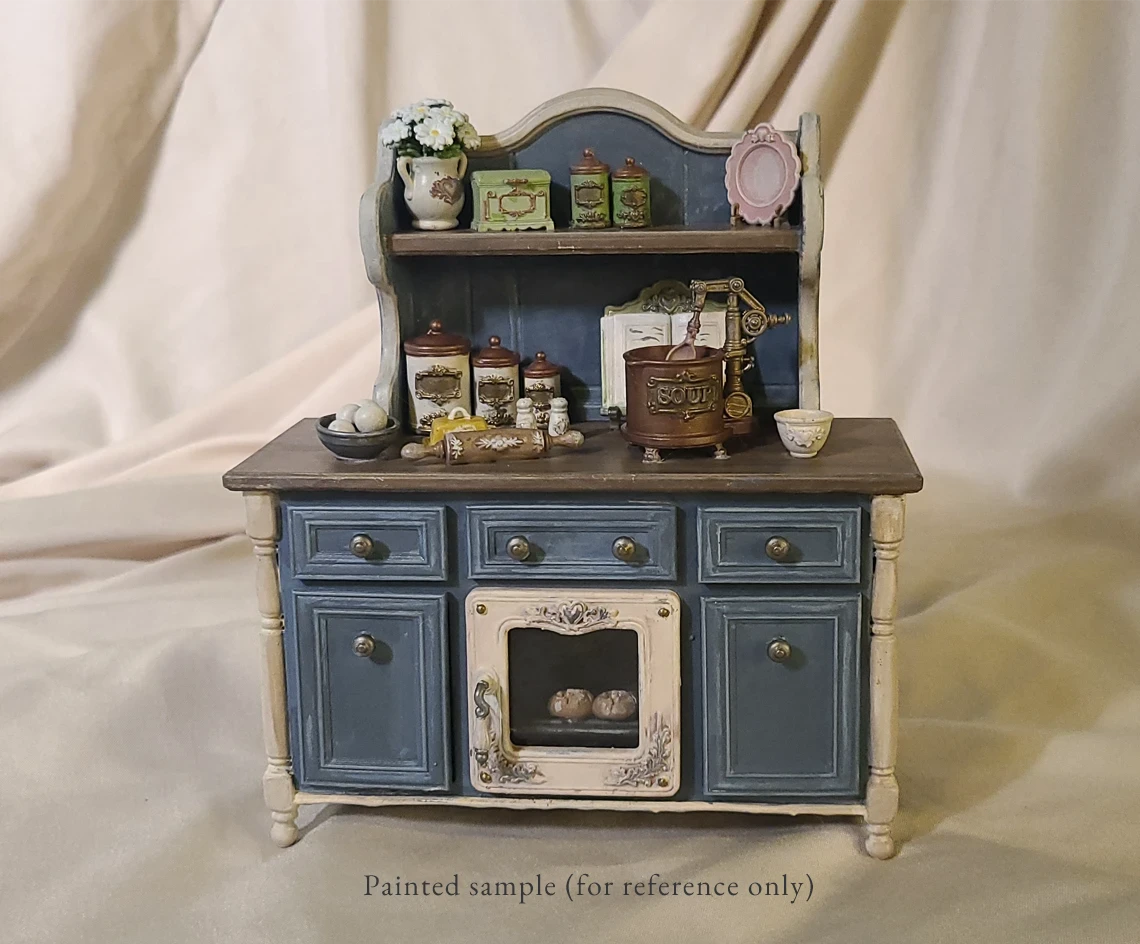 Archives 14 - Cabinet with Hutch and Cooking Accessories Dollhouse STL - home kitchen furniture and decor. 3D printing STL file - Storybook-inspired dollhouse miniatures, appliances furniture, décor and building supplies. Original designs by Dove & Pear. Archives 14 - Cabinet with Hutch and Cooking Accessories Dollhouse STL - home kitchen furniture and decor. 3D printing STL file - Storybook-inspired dollhouse miniatures, appliances furniture, décor and building supplies. Original designs by Dove & Pear.