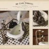 Hand-painted swan bathtub & faucet for 1:12 scale dollhouses by Dove & Pear. Storybook-inspired miniature appliances, fixtures, furniture and décor from Chuckleberry Town. Original Dove & Pear design.