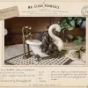 Hand-painted swan bathtub & faucet for 1:12 scale dollhouses by Dove & Pear. Storybook-inspired miniature appliances, fixtures, furniture and décor from Chuckleberry Town. Original Dove & Pear design.