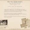 Tilly Thimbleberry - Note from the Workshop Tilly Thimbleberry's Upholstery & Fine Furnishings - Chuckleberry Town