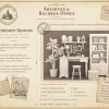 Writers Nook - home office furniture and decor. 3D printing STL file - Storybook-inspired dollhouse miniatures, appliances furniture, décor and building supplies. Original designs by Dove & Pear.