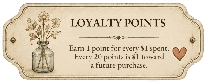 Dove & Pear Loyalty Points