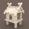 Archives_35 Rabbit Hutch Archives 35 - Rabbit Hutch 3D printing STL file - Storybook-inspired dollhouse miniatures, appliances furniture, décor and building supplies. Original designs by Dove & Pear.