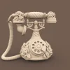 Archives 39 Victorian Telephone with Roses Archives 39 - Antique style victorian telephone with roses 3D printing STL file - Storybook-inspired dollhouse miniatures, appliances furniture, décor and building supplies. Original designs by Dove & Pear.
