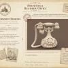 Archives 39 Victorian Telephone with Roses Archives 39 - Antique style victorian telephone with roses 3D printing STL file - Storybook-inspired dollhouse miniatures, appliances furniture, décor and building supplies. Original designs by Dove & Pear.