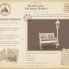 Archives 46 - Park Bench with Lamp Post - 3D printing STL file - Storybook-inspired dollhouse miniatures, appliances furniture, décor and building supplies. Original designs by Dove & Pear.
