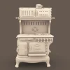 Archives 50 - Vintage kitchen stove - 3D printing STL file - Storybook-inspired dollhouse miniatures, appliances furniture, décor and building supplies. Original designs by Dove & Pear.