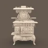 Archives 52 - Victorian kitchen stove - 3D printing STL file - Storybook-inspired dollhouse miniatures, appliances furniture, décor and building supplies. Original designs by Dove & Pear.
