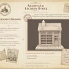 Archives 53 - Storefront Facade and accessories - 3D printing STL file - Storybook-inspired dollhouse miniatures, appliances furniture, décor and building supplies. Original designs by Dove & Pear.