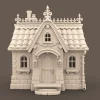 archives56 Cottage House Archives 56 - Cottage House 1:48 O scale building - 3D printing STL file - Storybook-inspired dollhouse miniatures, appliances furniture, décor and building supplies. Original designs by Dove & Pear.