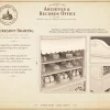 Archives 48 - Whimsical victorian dessert cart - 3D printing STL file - Storybook-inspired dollhouse miniatures, appliances furniture, décor and building supplies. Original designs by Dove & Pear.